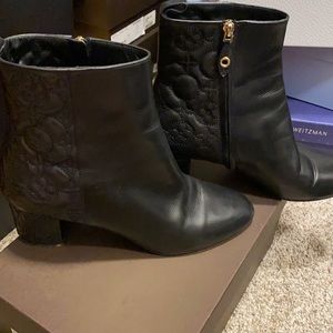 Black Louis Vuitton Booties
